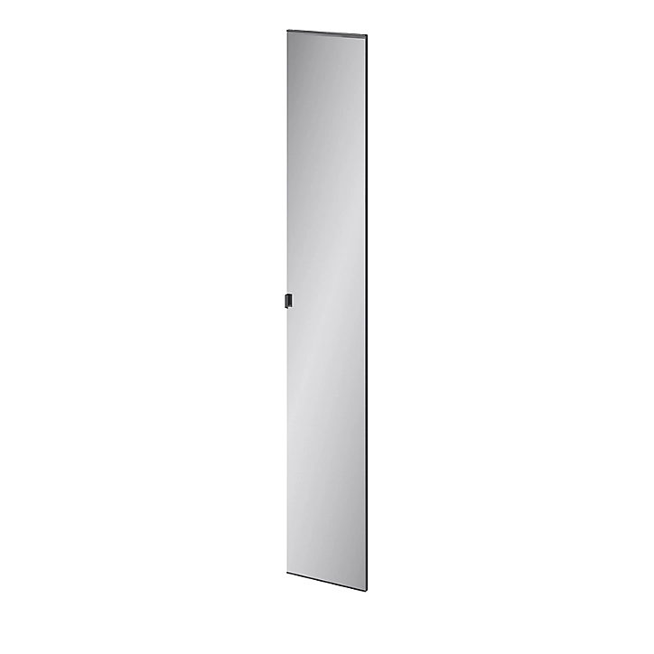 Porte battante miroir argent GoodHome Atomia H 224,7 x L. 37,2 cm
