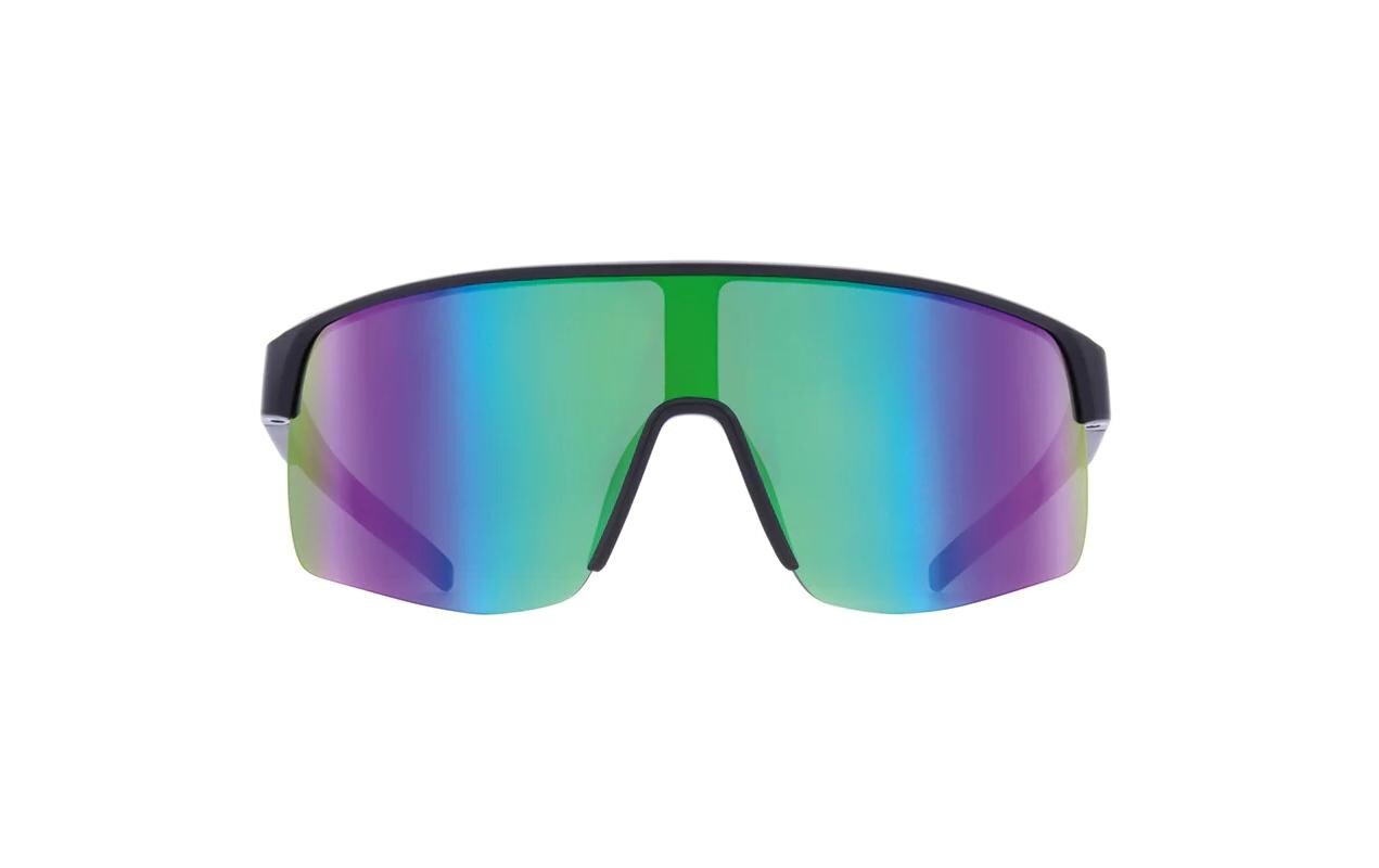 Sportbrille Dakota Black, Smoke with Green MirrorVelobrille