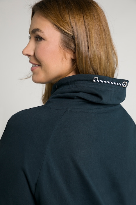 Bellieva-Sweatshirt, elastische Seitennähte, Langarm