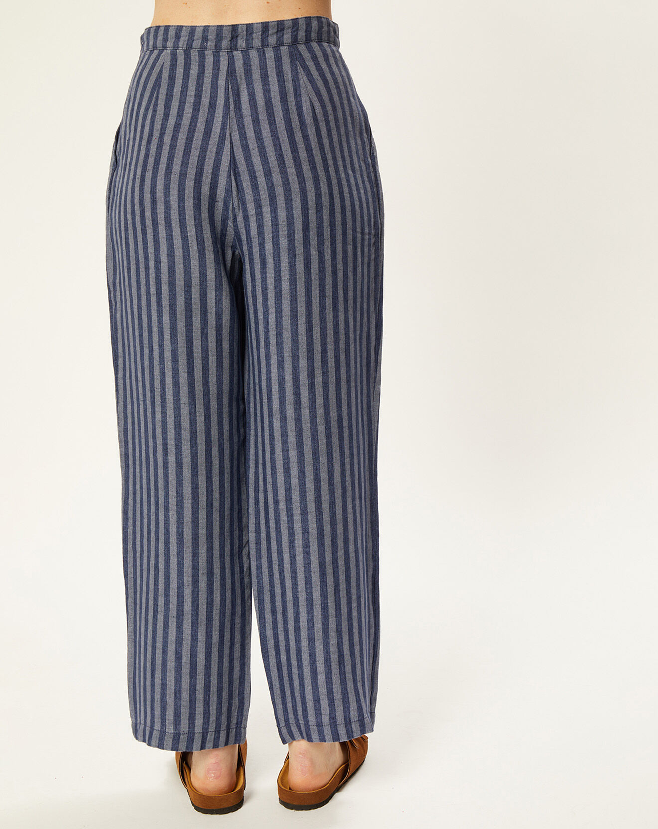 Harris Wilson Pantalon 100% Lin Cybelle indigo