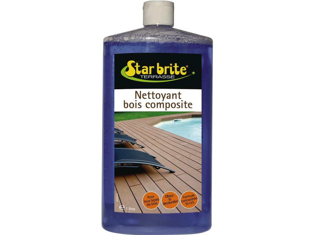 Nettoyant terrasse concentré spécial bois composite - 1 l