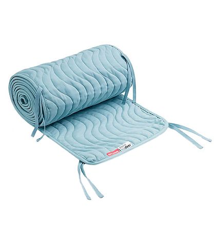 Done By Deer Bettnestchen - Quilted - Waves - Blau
