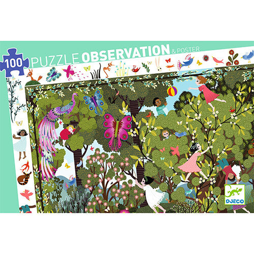 Djeco puzzel speelplezier in de tuin (100st)
