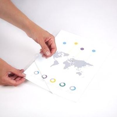 Fellowes - 100 pochettes de plastification A4 (216 x 303 mm) - 80 microns - brillantes pré-perforées