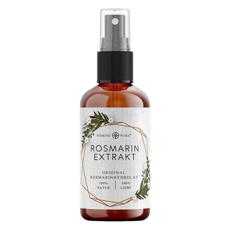 Rosmarinextrakt für Haare & Kopfhaut Nordic Pure Spray, 100 ml