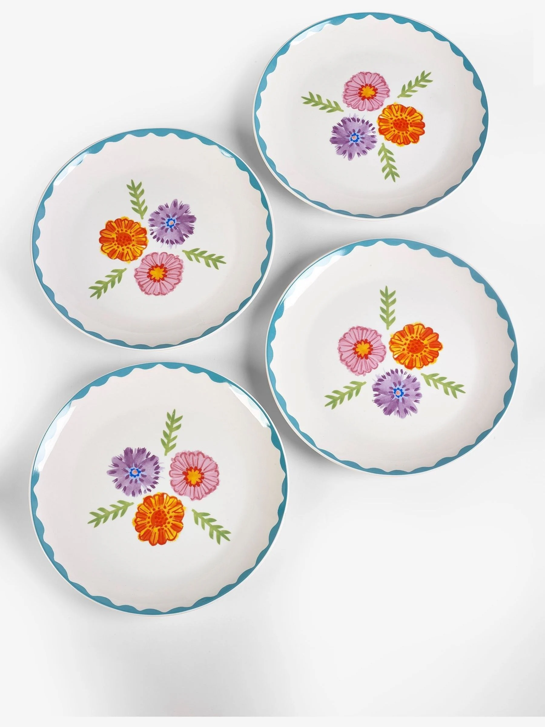 Lucy Tiffney set van 4 dinerborden