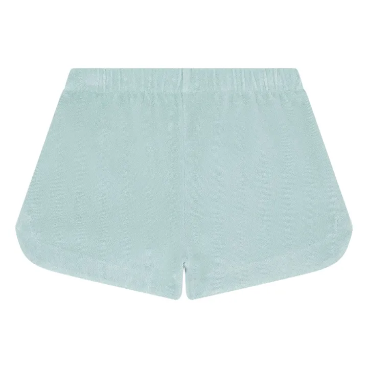 Hundred Pieces Short en éponge Bio | Vert d'eau