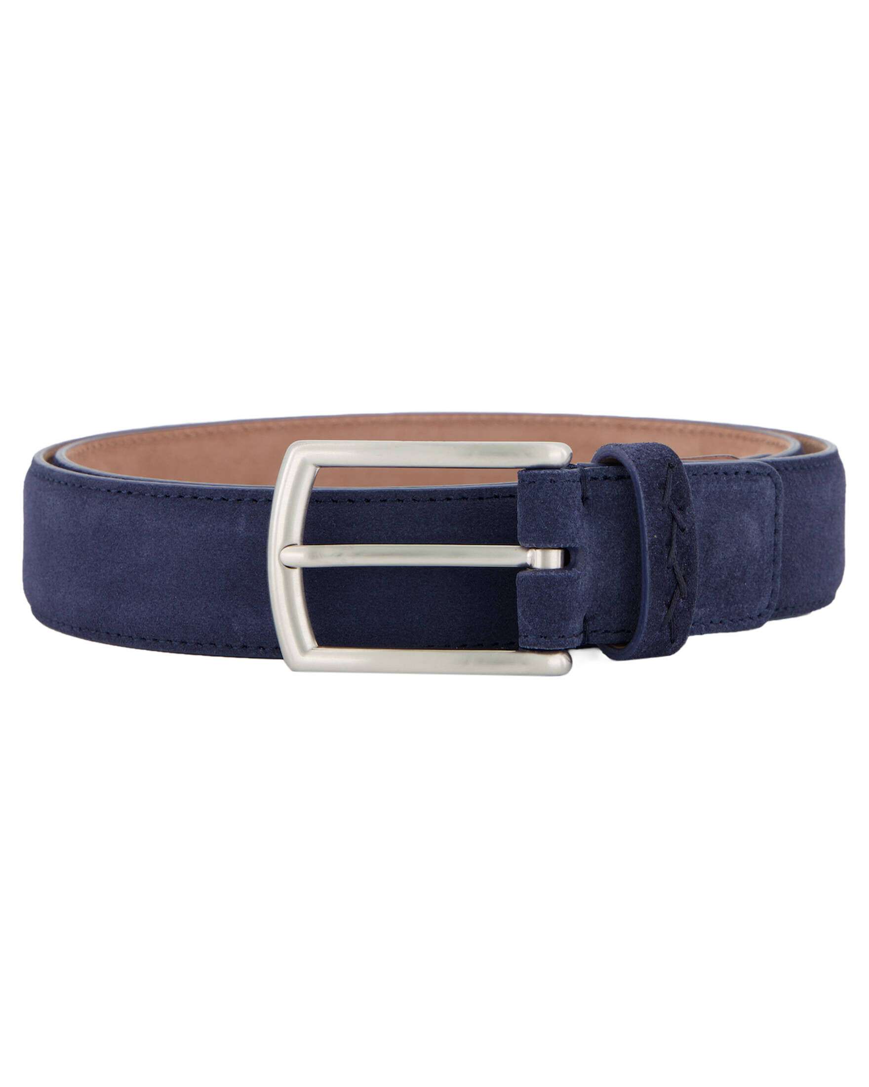 Zegna| Herren Ledergürtel TRIPLE STITCH BUCKLE SUEDE