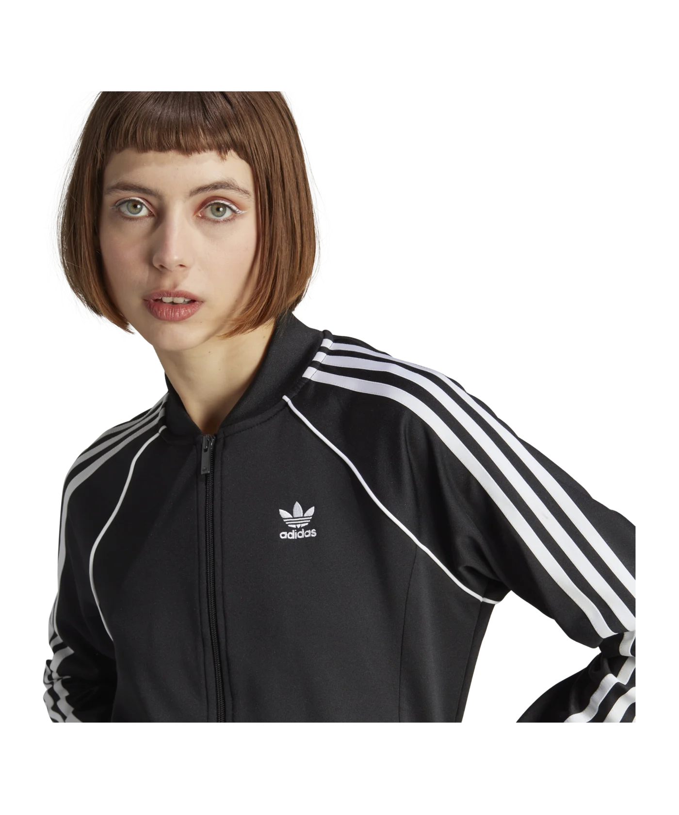 adidas Originals Adicolor Classic Tracktop Damen Schwarz