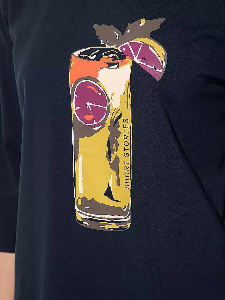 SHORT STORIES Pyjamashirt dunkelblau