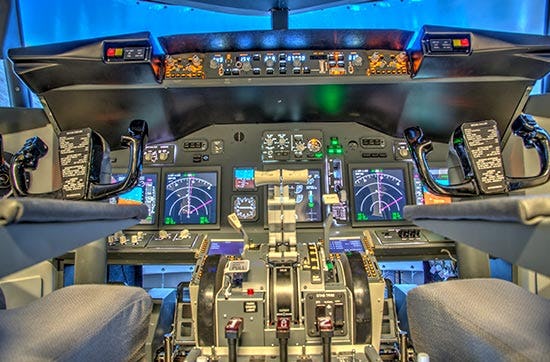 Flugsimulator B737 in Schweinfurt als Geschenk