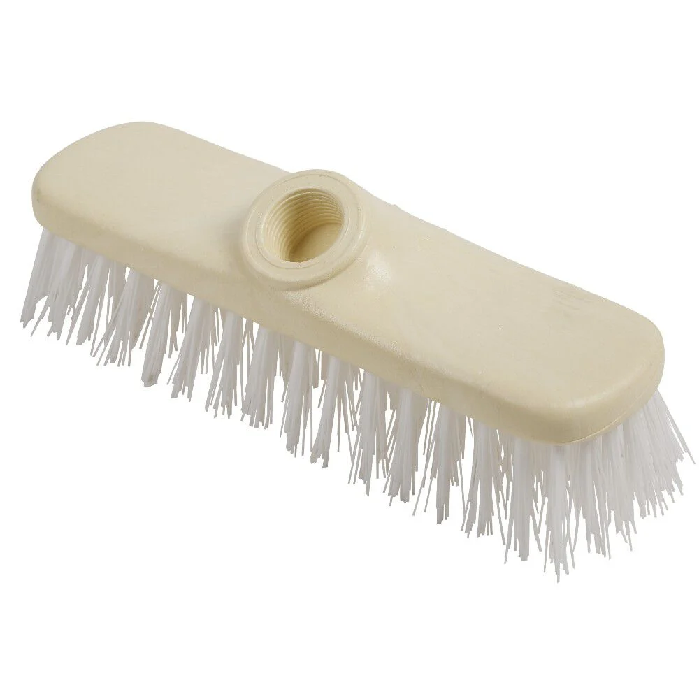 Tête de balai brosse beige et blanc