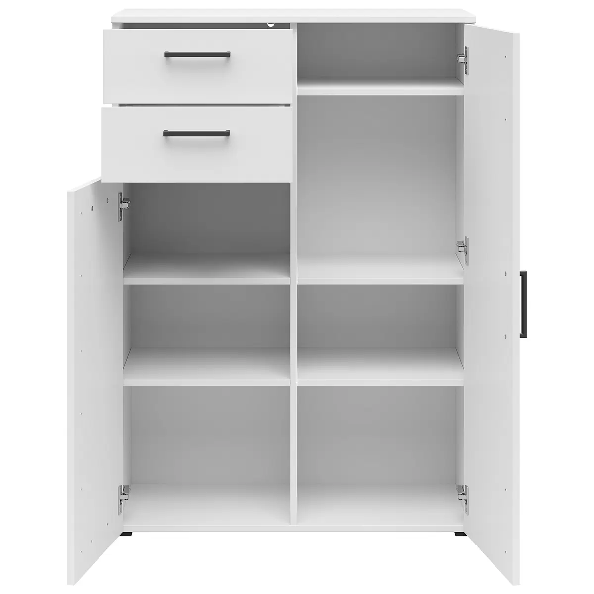 Kommode 2T2L Cabinet weiss
