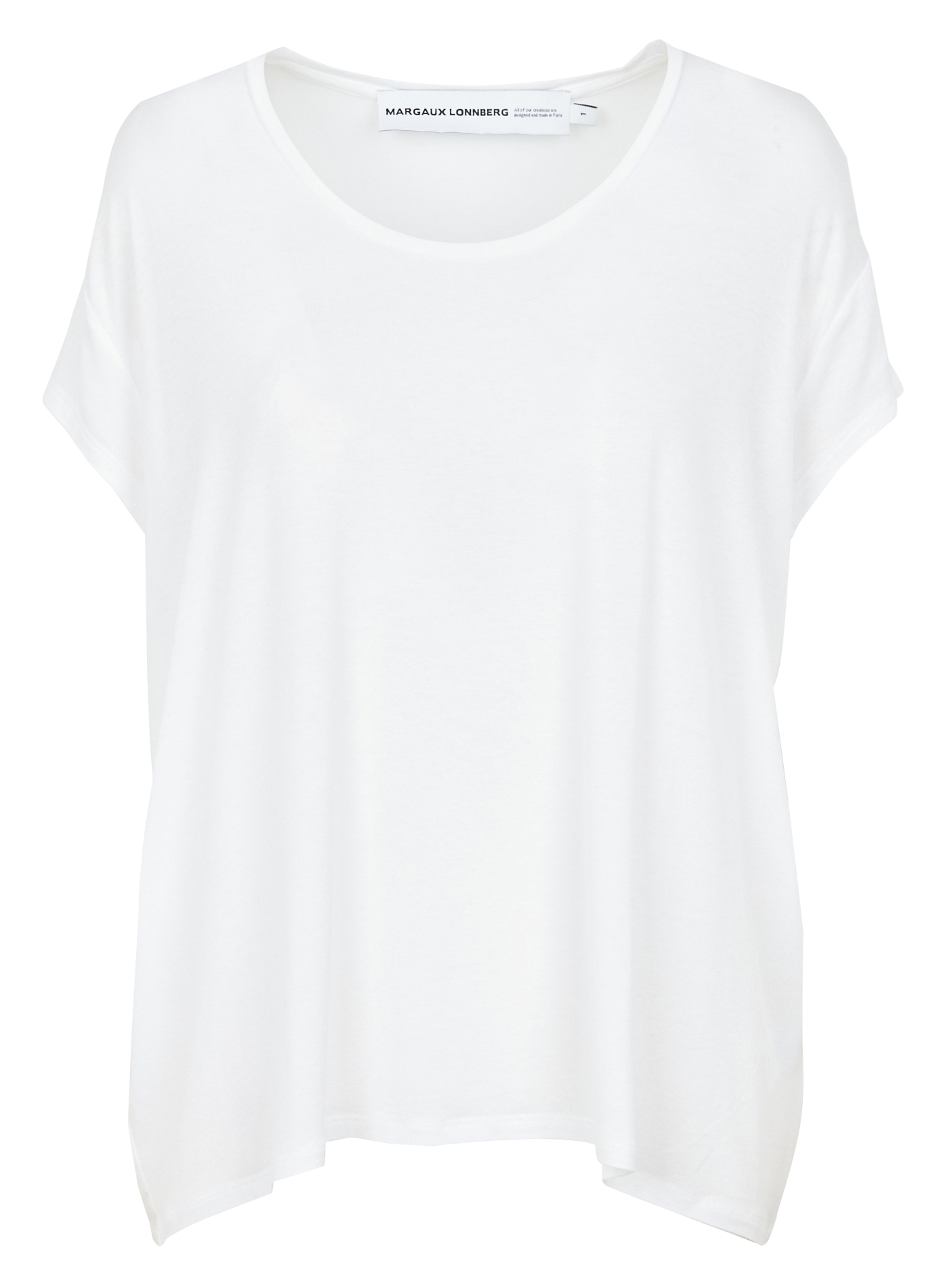 MARLOW - Tee-shirt col rond ample | Blanc