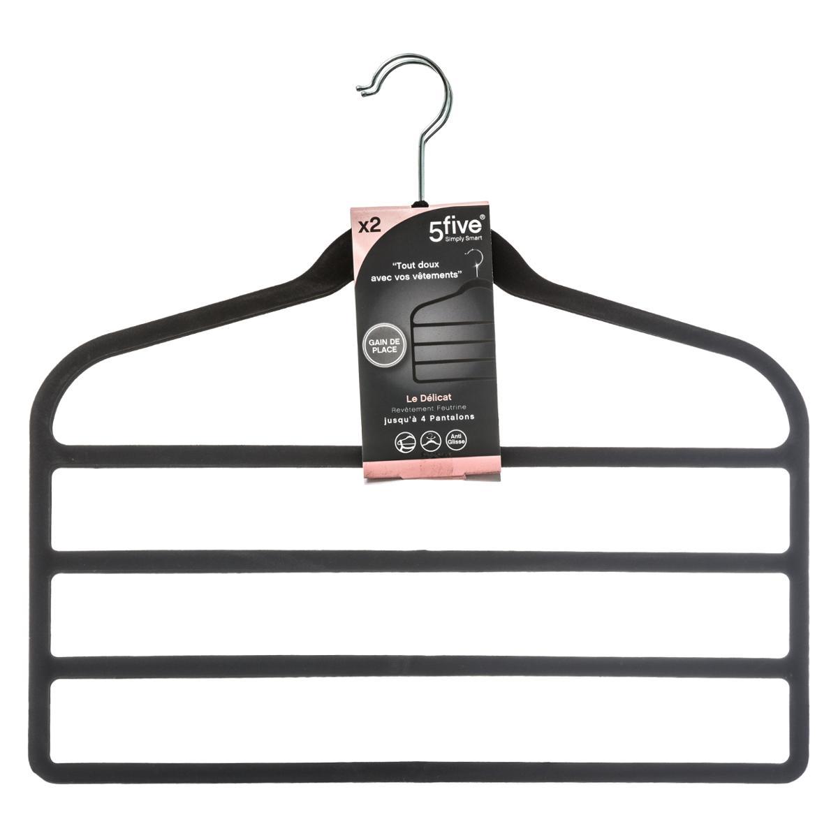 CINTRE FEUTRINE 4 PANTALONS X2