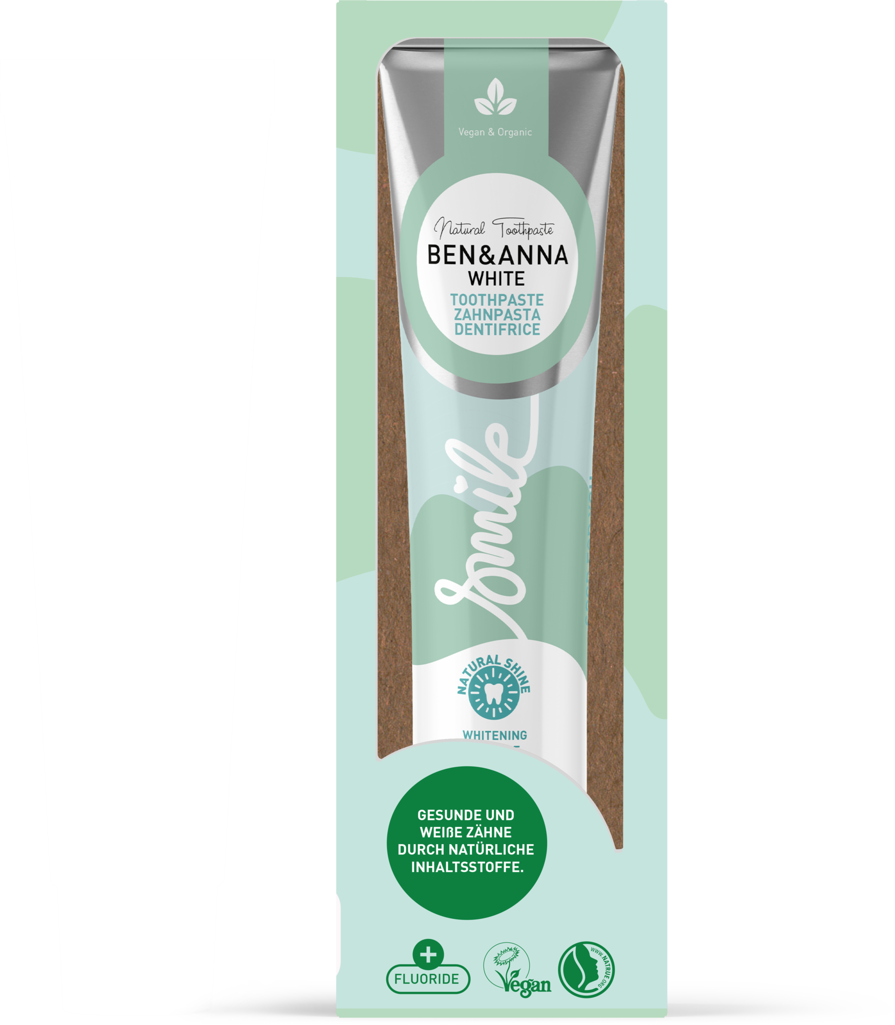 BEN & ANNA  Zahnpasta White, 75 ml