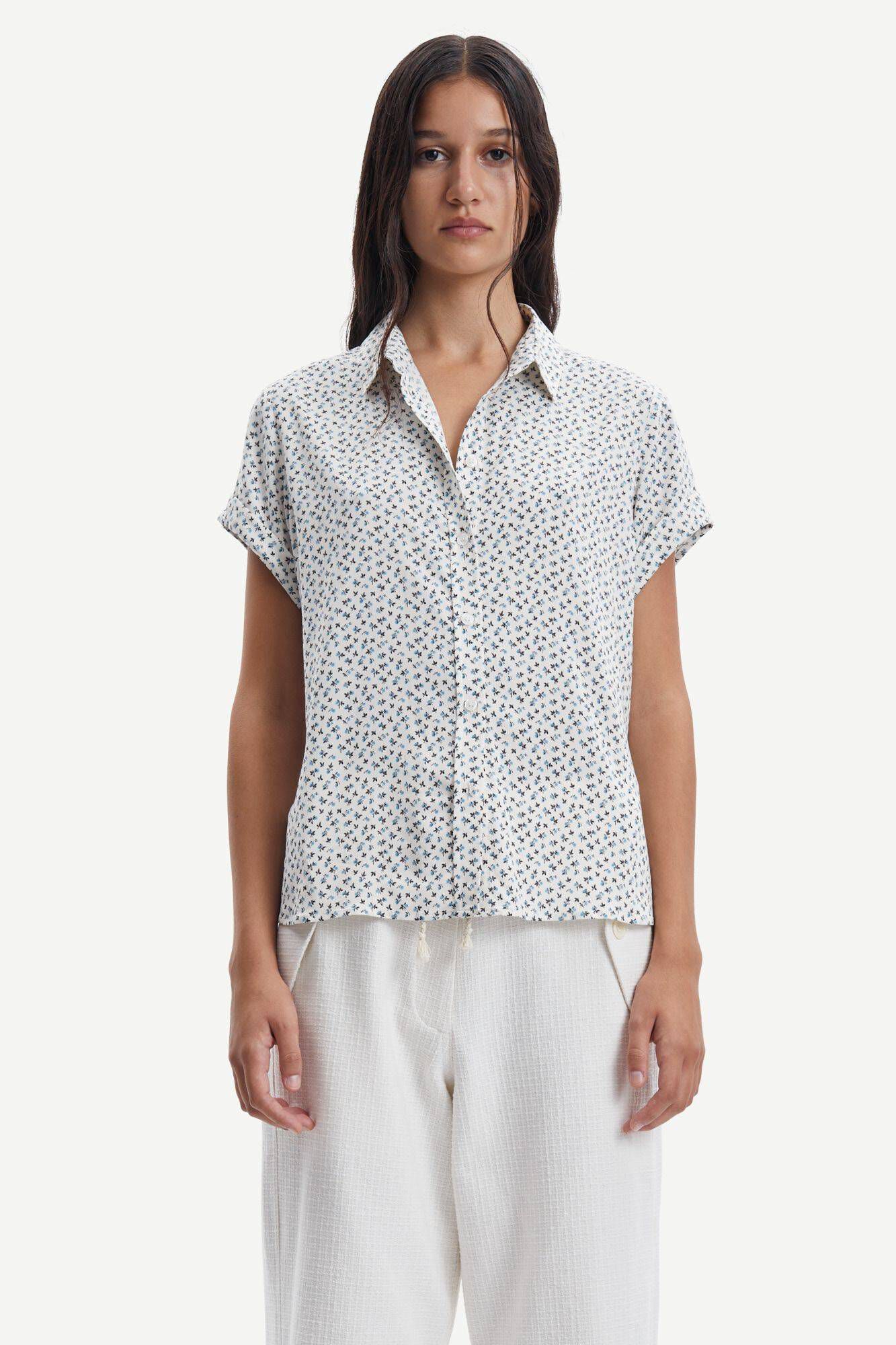 Samsoe Samsoe| Damen Bluse MAJAN Kurzarm
