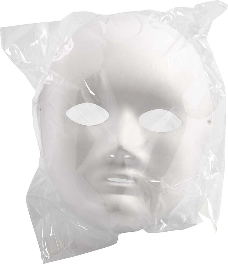 Mal Selv Maske - Helmaske - Hvid