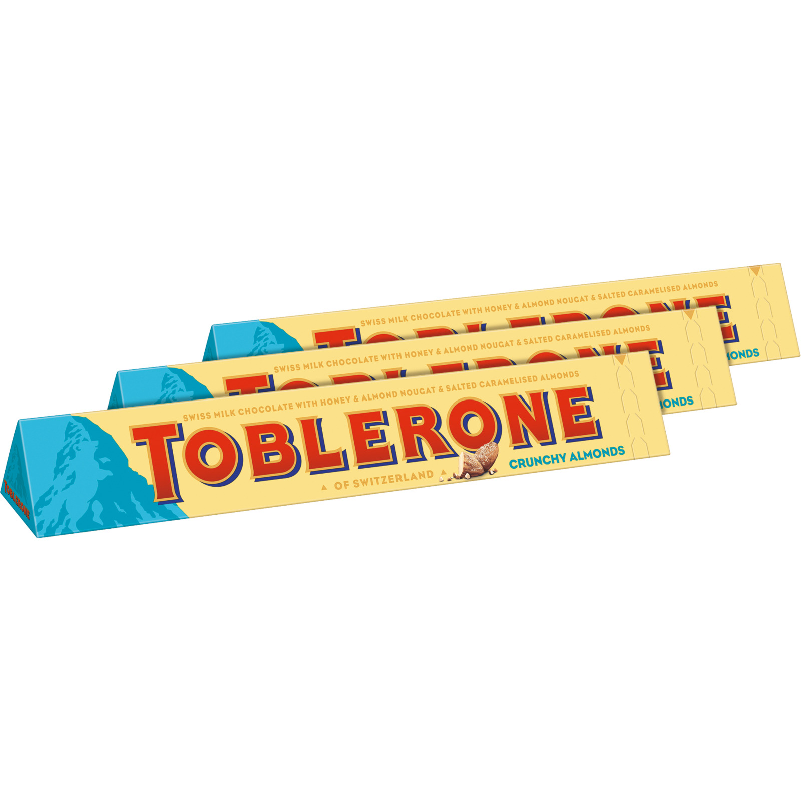 Toblerone Crunchy Almonds 3x100g