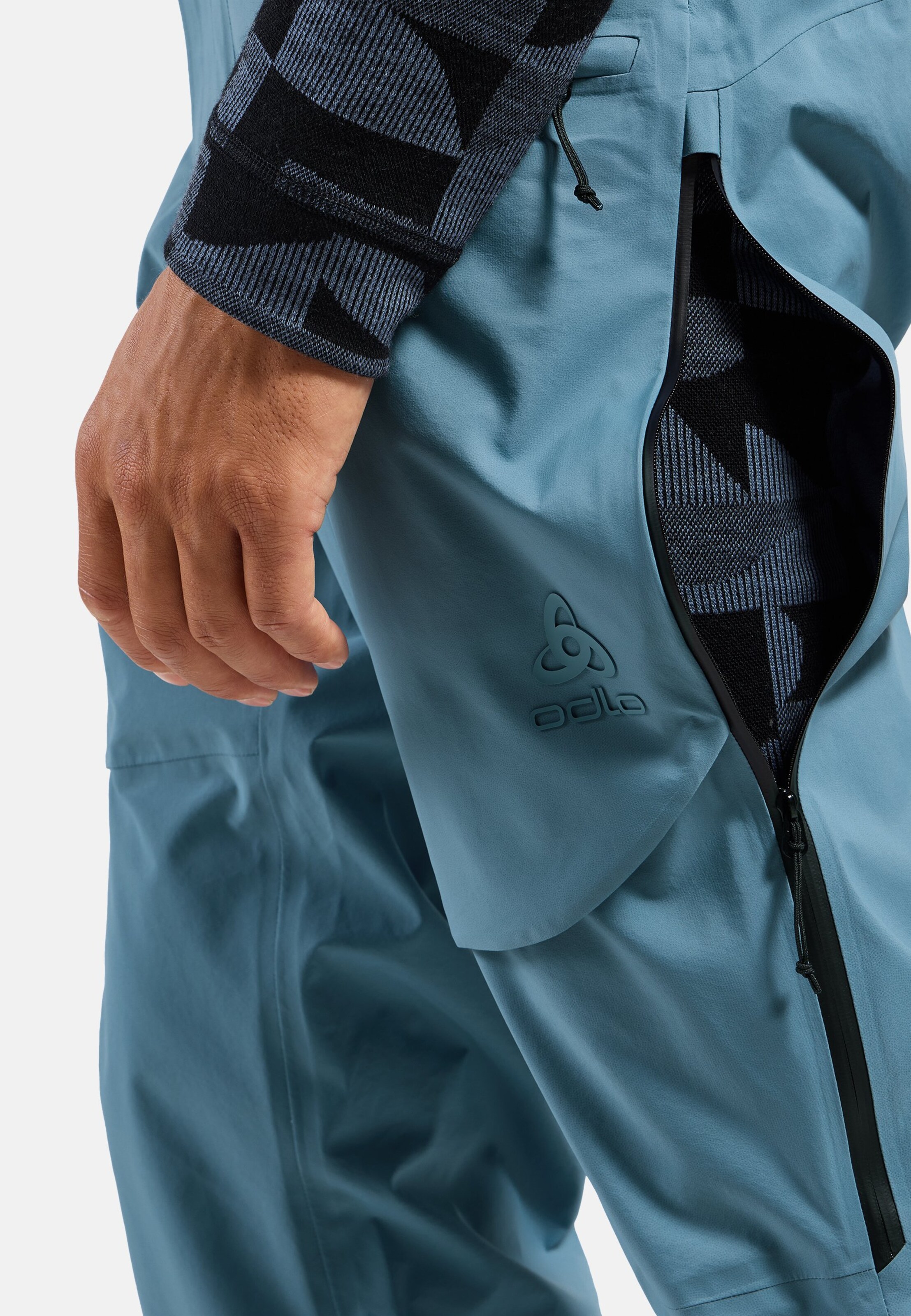 X-Alp 3L Hardshell-Skihose in provincial blue