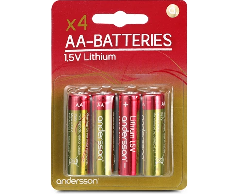 Andersson FR06 AA 1.5V Litihium 4pcs