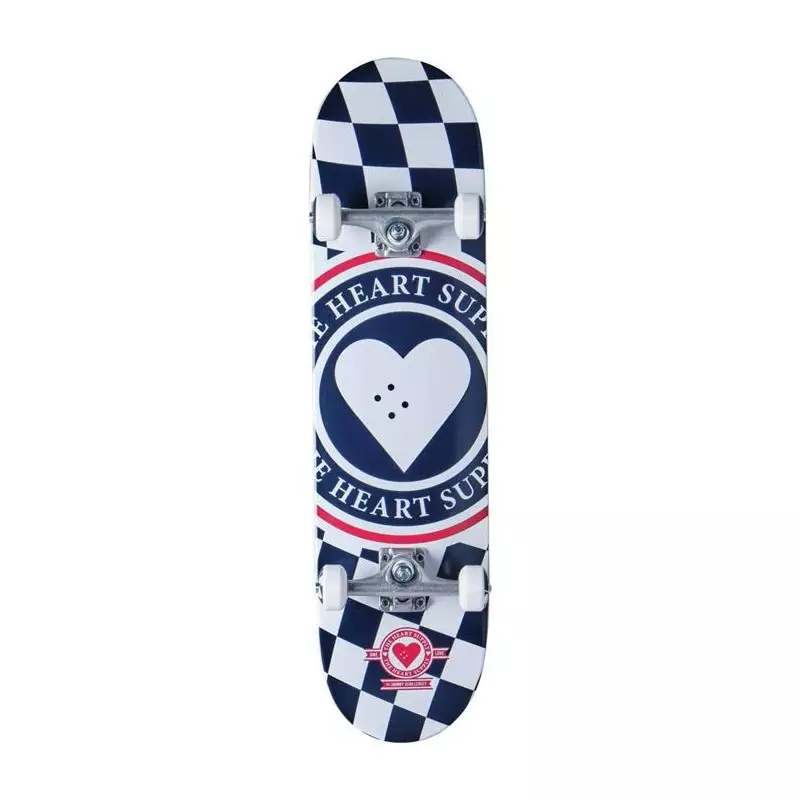 Skate HEART SUPPLY Insignia Check Bleu 8.0