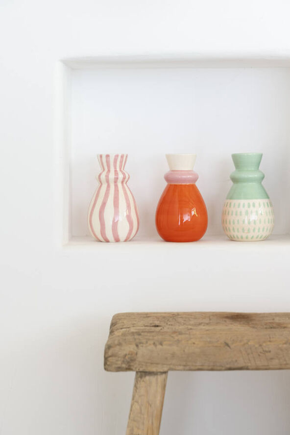 Que Rico Vase - CAROLINA - AMOR DEL COLOR Orange