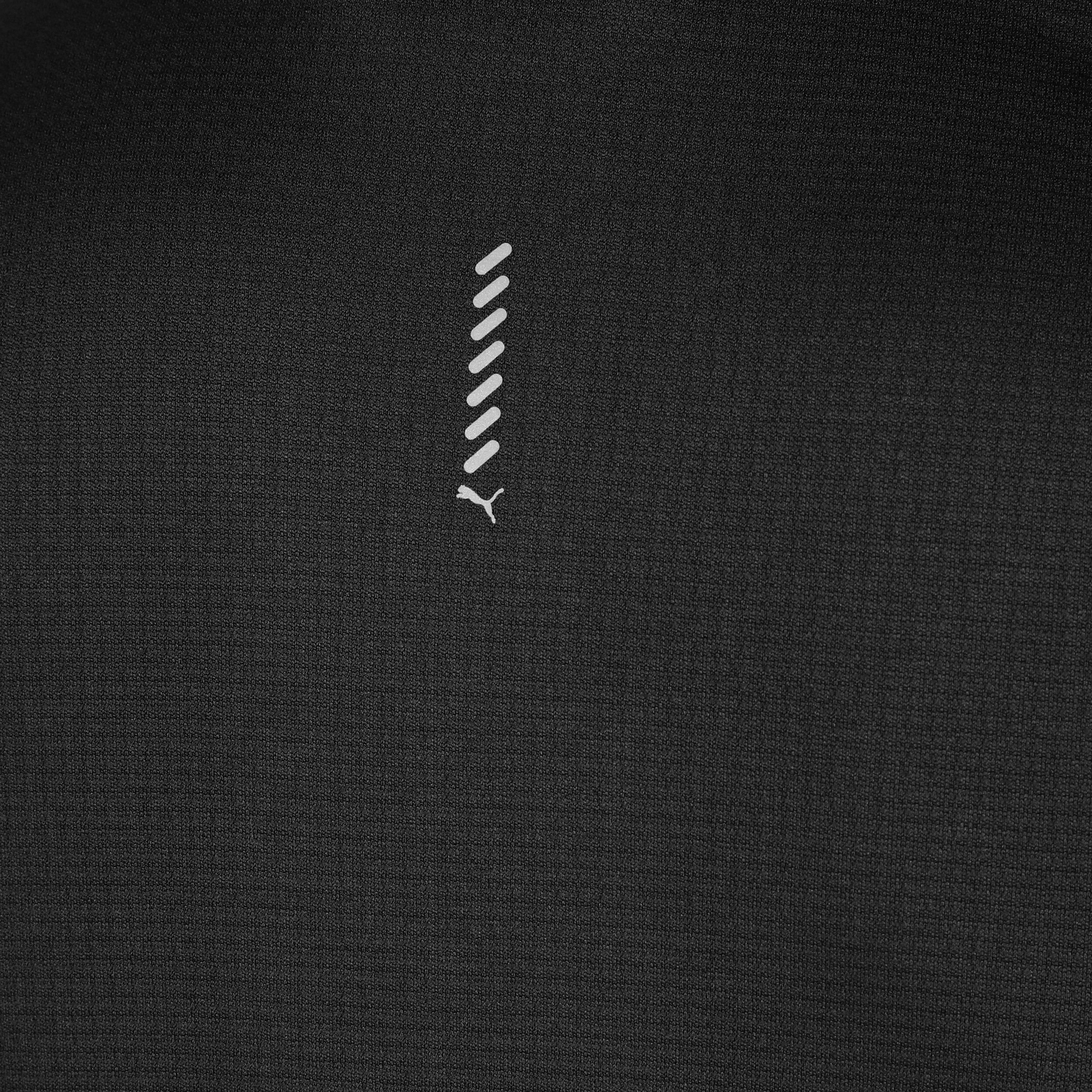 Puma Run Microfleece Half-Zip Top De Course Hommes - Noir