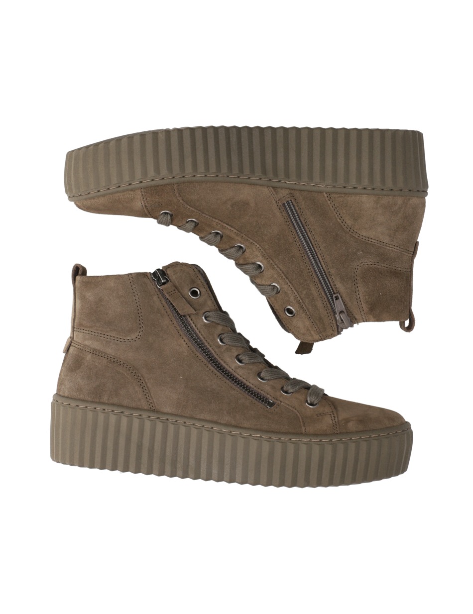Veloursleder Sneaker Mid Cut