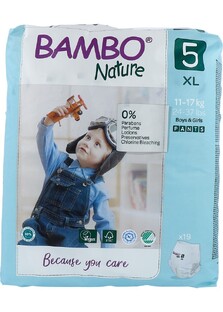 Bambo Nature Luierbroekjes Maat 5 XL 19ST