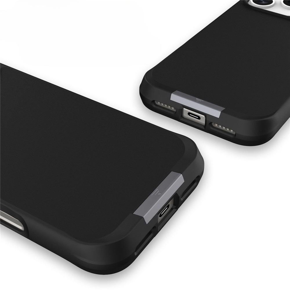 iPhone 17 Pro Max MagSafe Hybrid Hülle mit TPU Bumper   Kickstand - Schwarz