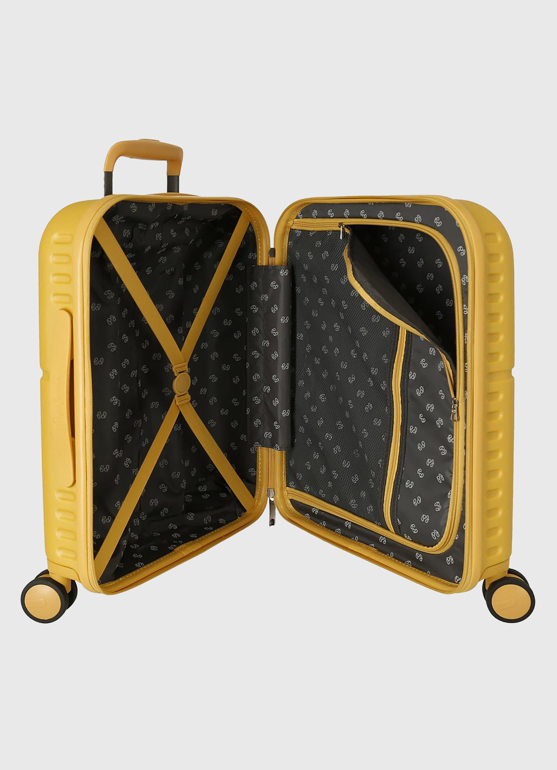 Mala de viagem de 55 cm em ABS - amarelo ocre, tamanho único