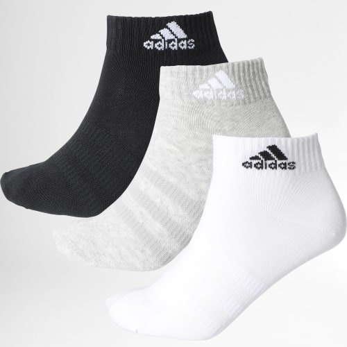 Lot De 3 Paires De Chaussettes IC1283 Gris Blanc Noir