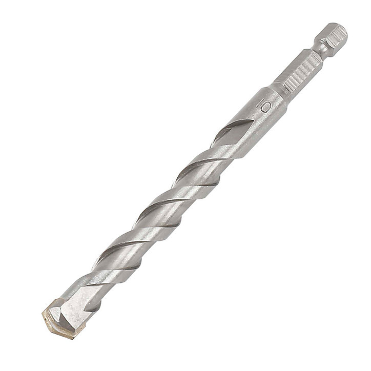 Foret béton Ø.10 x L.120 mm Universal en acier emmanchement Hex