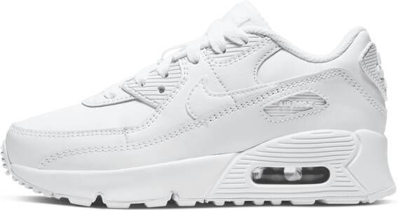 Nike Air Max 90 Kinderen White Metallic Silver White White Kind White Metallic Silver White White