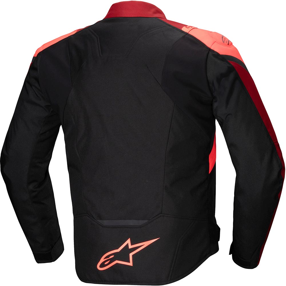 Alpinestars - Blouson T-Jaws V4 Waterproof Noir / Rouge fluo / Rouge Mat