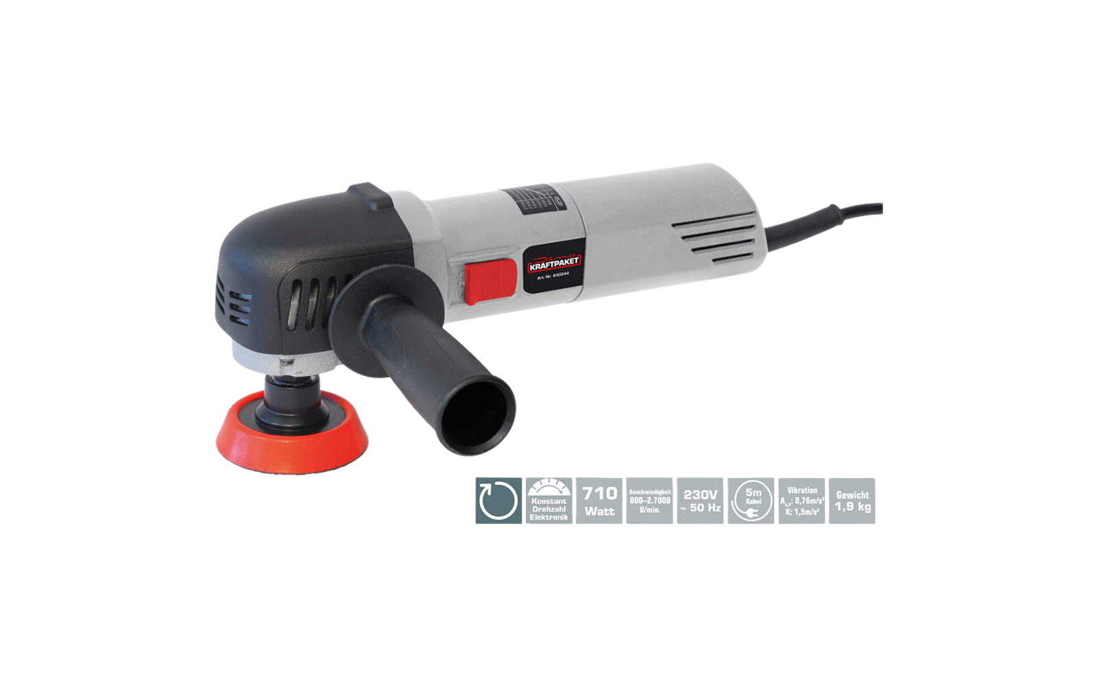 Dino KRAFTPAKET Poliermaschine Rotation 710W