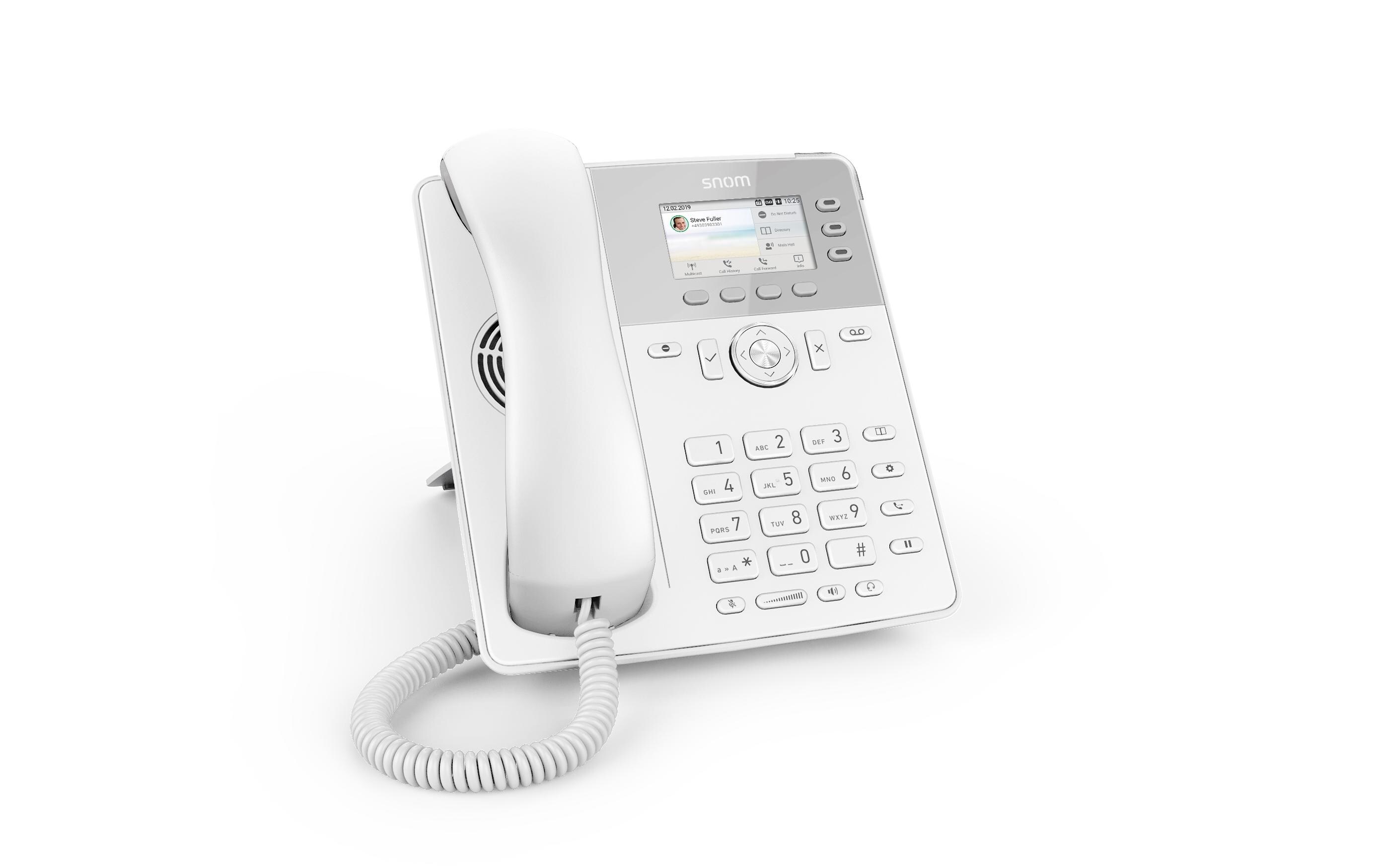 Tischtelefon D717 Weiss<br>SIP Telefon