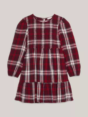 Vestido Tommy Tartan de Manga Comprida