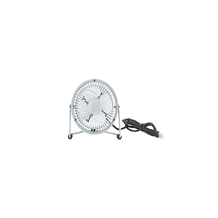Mini ventilateur USB TX-401D-U blanc ø10 cm, 4W