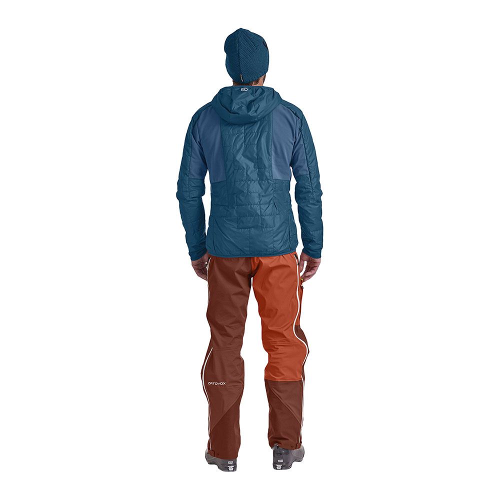 Ortovox SWISSWOOL PIZ BOÈ - Veste ski Homme petrol blue