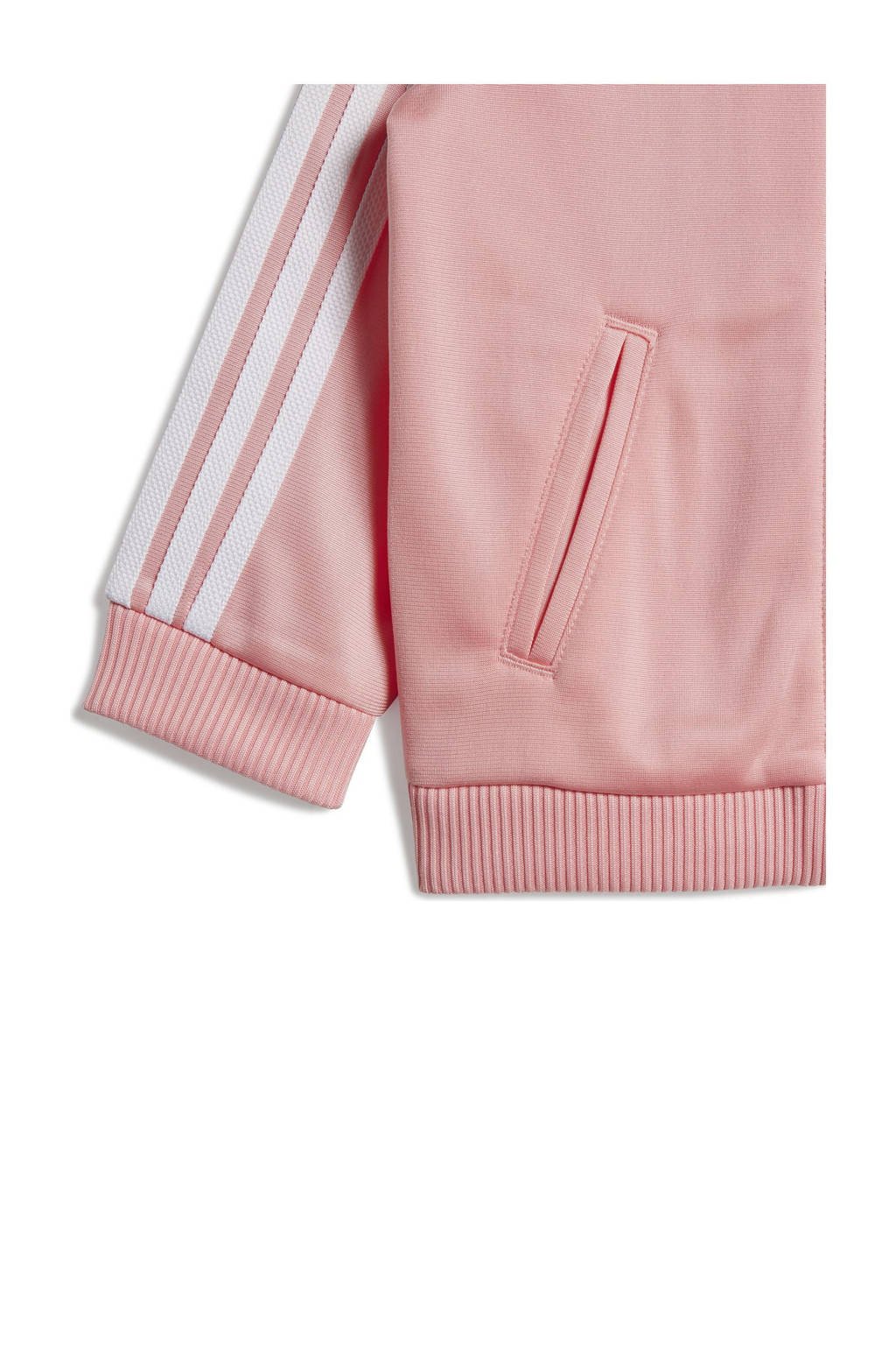 adidas trainingspak roze/wit