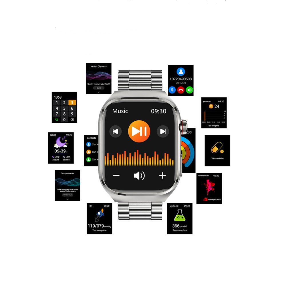 Fitness Tracker Smart Watch 2.04