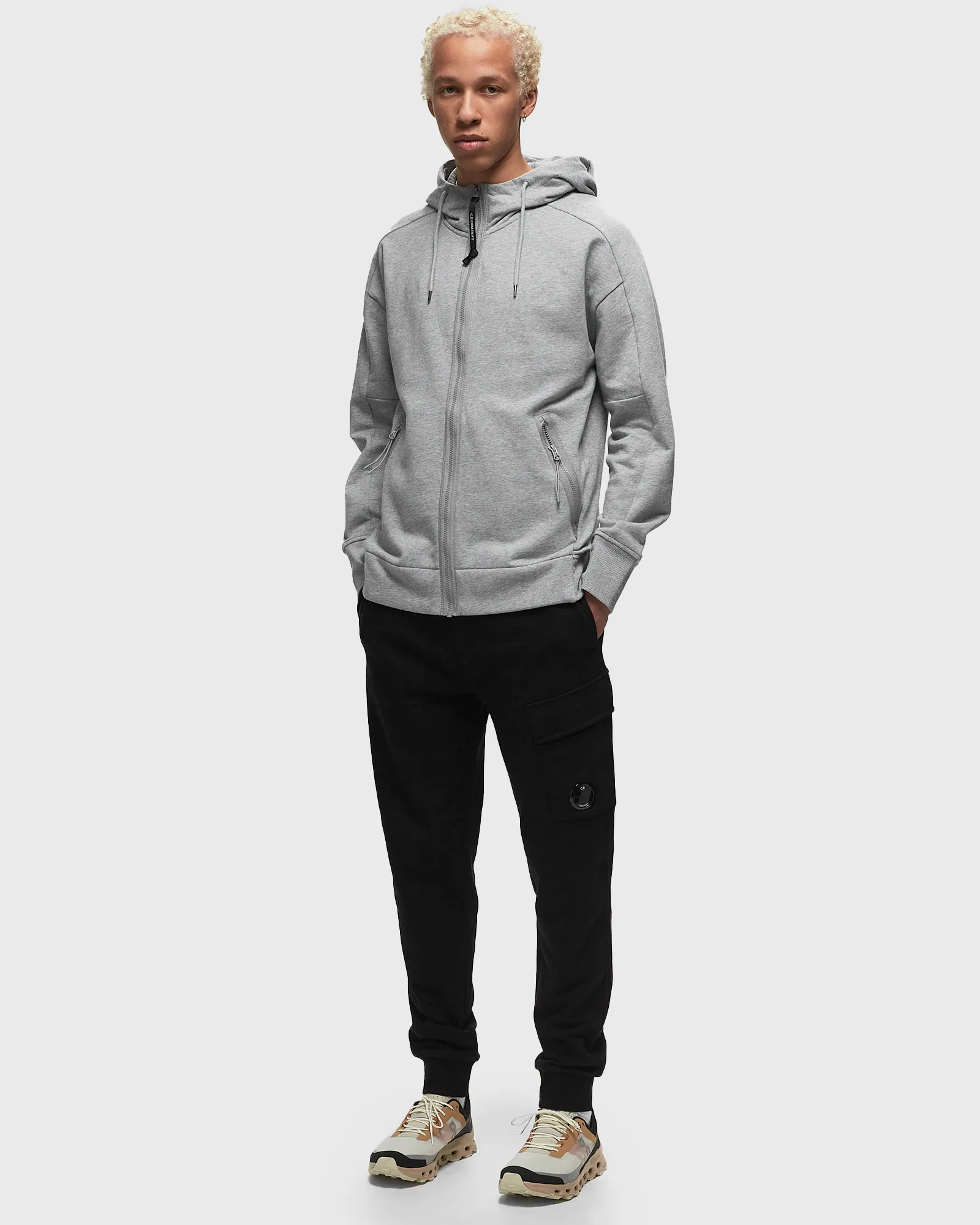 C.P. Company DIAGONAL RAISED FLEECE SWEATPANTS - CARGO PANT