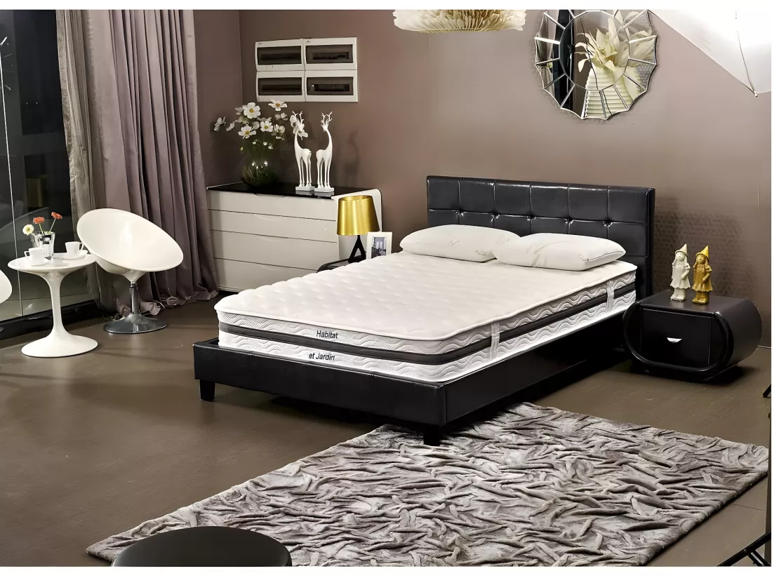 Matelas ressorts et mémoire de forme 