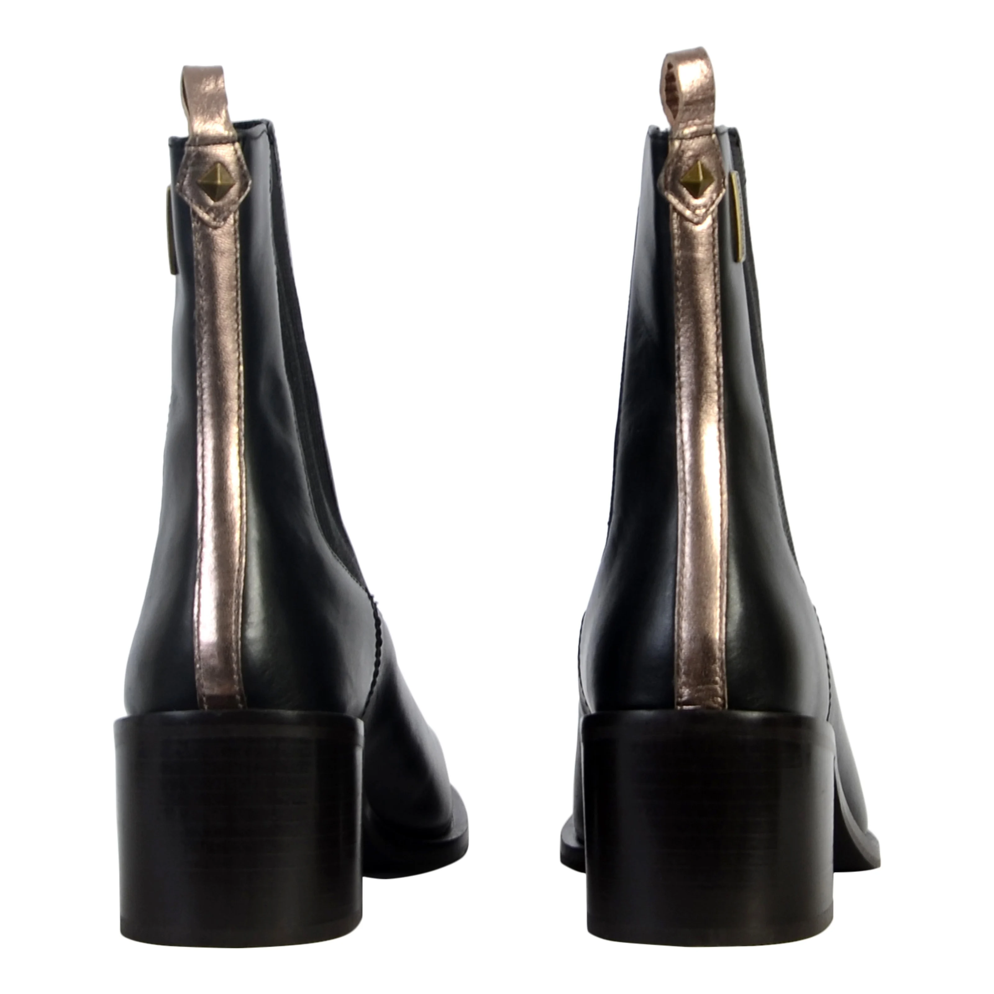 Bottines en cuir Looly | Noir