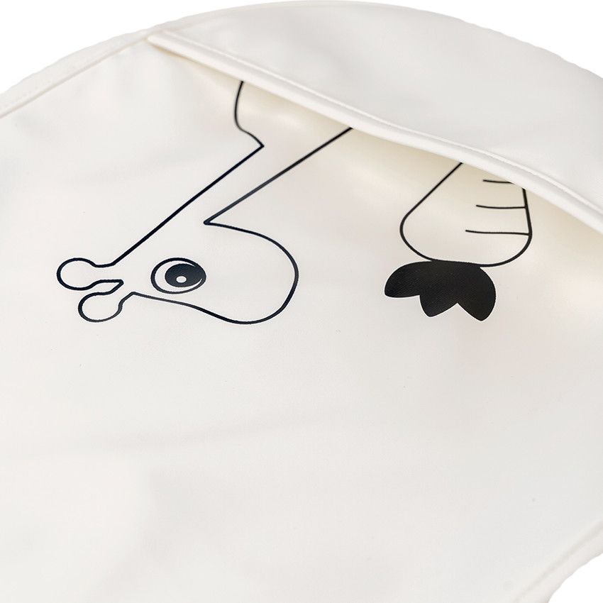 Lot de 2 bavoirs Deer Friends - Gris/Beige - Ecru