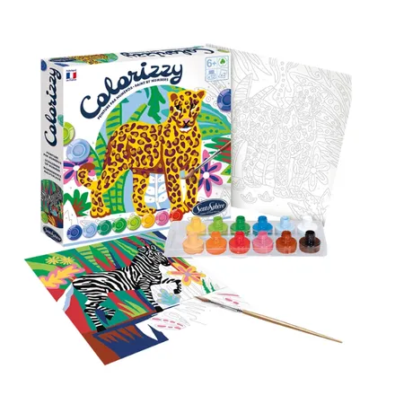 SentoSphere Colorizzy Zebra und Leopard