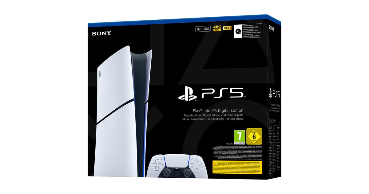 SonyPlayStation 5 Slim Digital Edition spelconsole