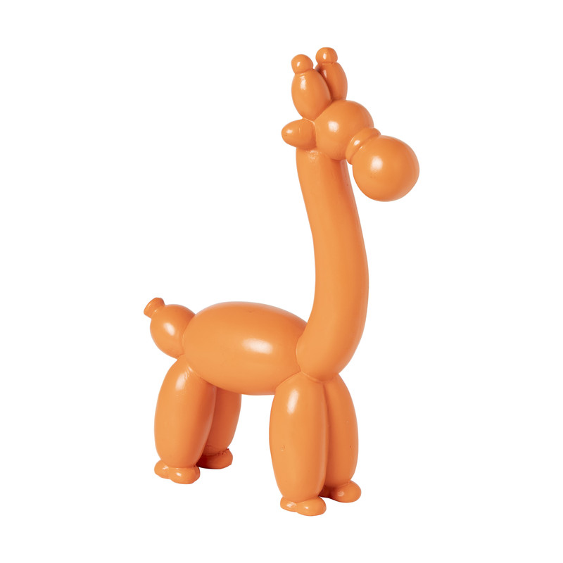 Ballon giraf - oranje - 25x17.5x7 cm